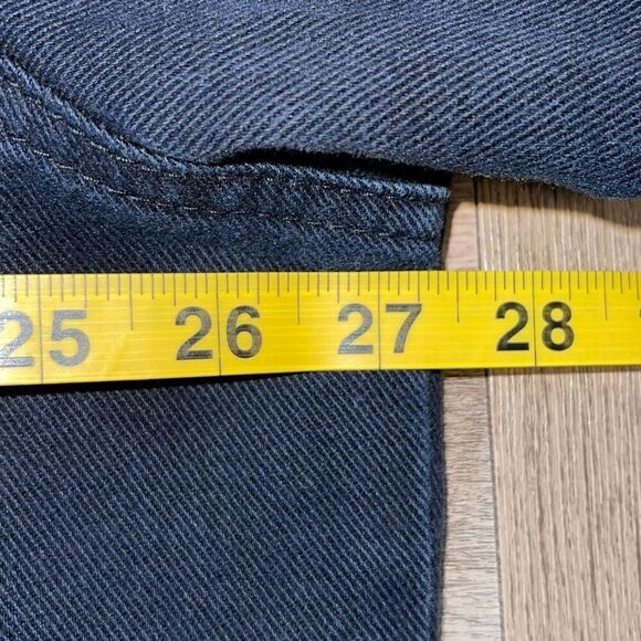 Americana Blues Womens Button Front Denim Jean‎ Trucker Jacket Black Size XL - Picture 6 of 7